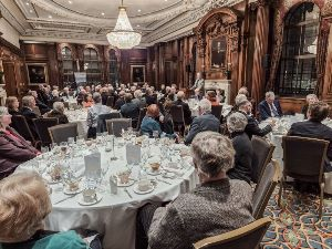 Members and Guests dine after the AGM and Lecture.