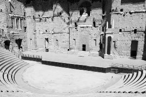 The Roman Théâtre Antique d'Orange built in the 1st Century and completed in 50CE.