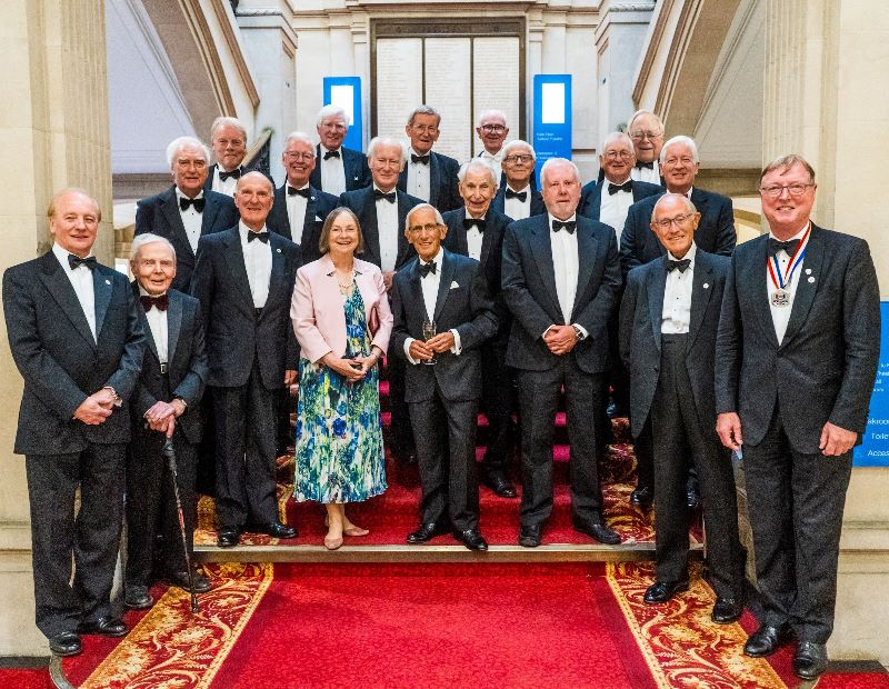 The President and Past Presidents of IESF (British Section) at the Centenary Dinner