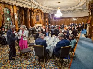 IESF Members and Guests enjoy dinner in the Smeaton Room at The Institution of Civil Engineers.