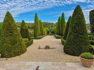 Prize winning gardens at the Château Val-Joanis