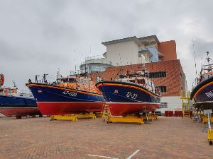Tyne Class Lifeboat (47-020) and Mersey Class All Weather Lifeboat (12-23).
