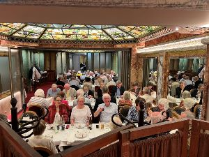 Voyagers enjoy Gala Dinner at Restaurant Mollard, Paris