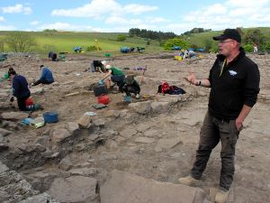 Vindolanda Roman Fort Archaeological Excavations. Dr. Andrew Birley, CEO of the Vindolanda Trust explains the excavation process currently being carried out in the NE area of the site.