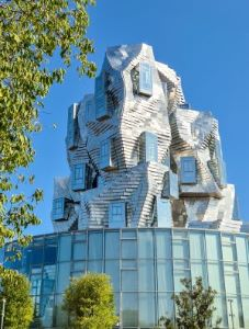 The Luma Building, Arles (known as The Tower), was designed by the Canadian/American Architect Frank Gehry for the LUMA Foundation. The building was commissioned by Maja Hoffmann founder and President of the LUMA Foundation (Hoffmann-La Roche Dynasty).