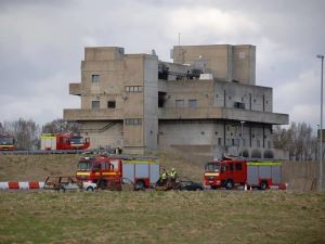 Multi-use fire training building.