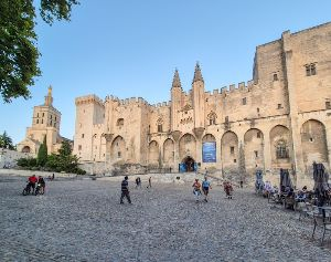 The Palais des Papes was the seat of Western Christianity during the 14th Century. Six papal conclaves were held in the palais.
