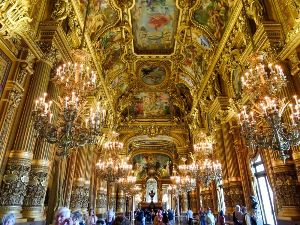 Grand Foyer of the Place de l'Opéra, Paris.