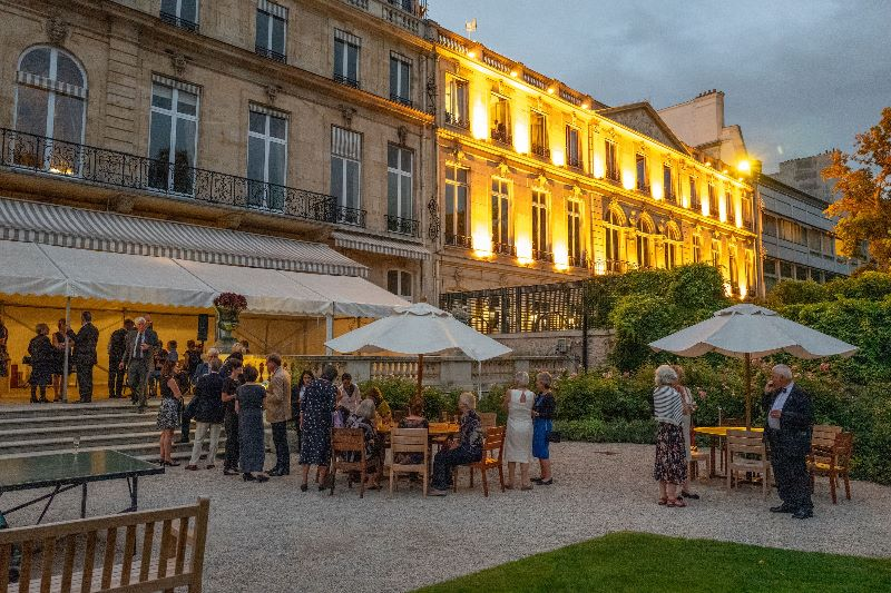 Reception at the British Embassy in Paris