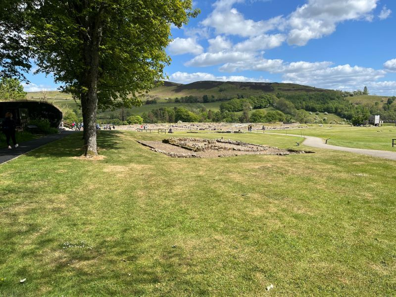 Vindolanda Roman Fort occupied from approximately 85AD through 370AD. Image courtesy of The Vindolanda Trust.