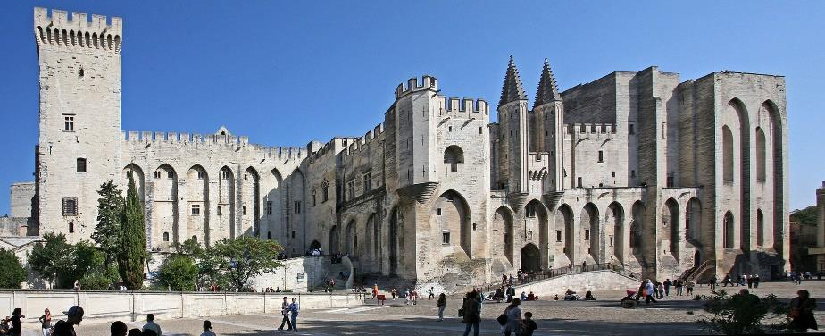 The Palais des Papes in Avignon